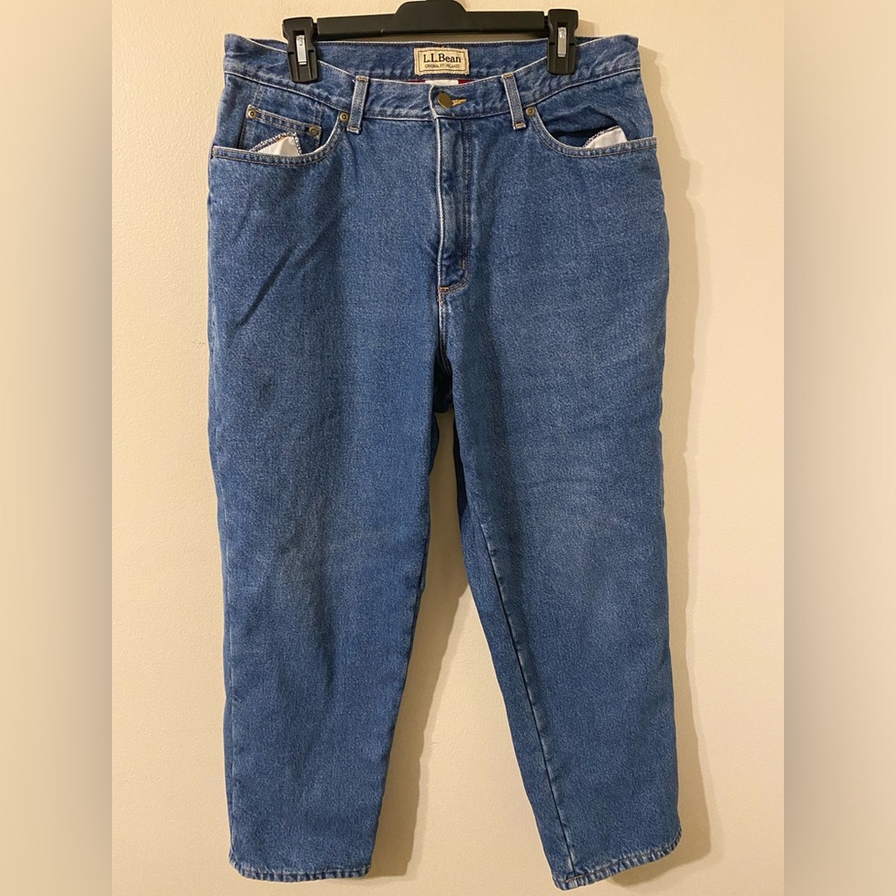 L.L. Bean Women's Straight Leg Jeans - Denim Blue